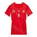 Švýcarsko Remo Freuler #8 Dámské Domácí Dres MS 2026 Krátkým Rukávem